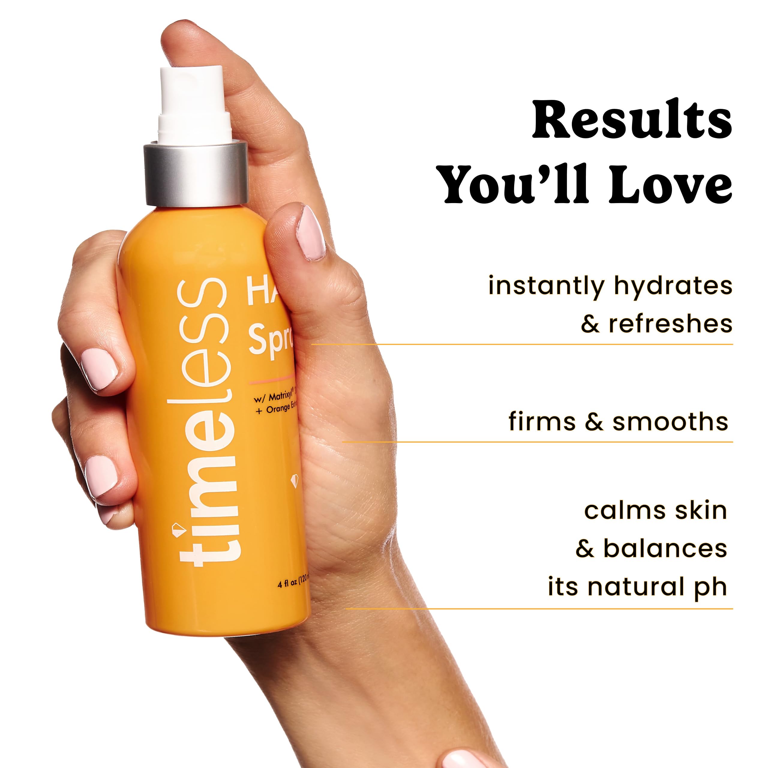 Fragrance-free Timeless mist suitable for sensitive or acne-prone skin