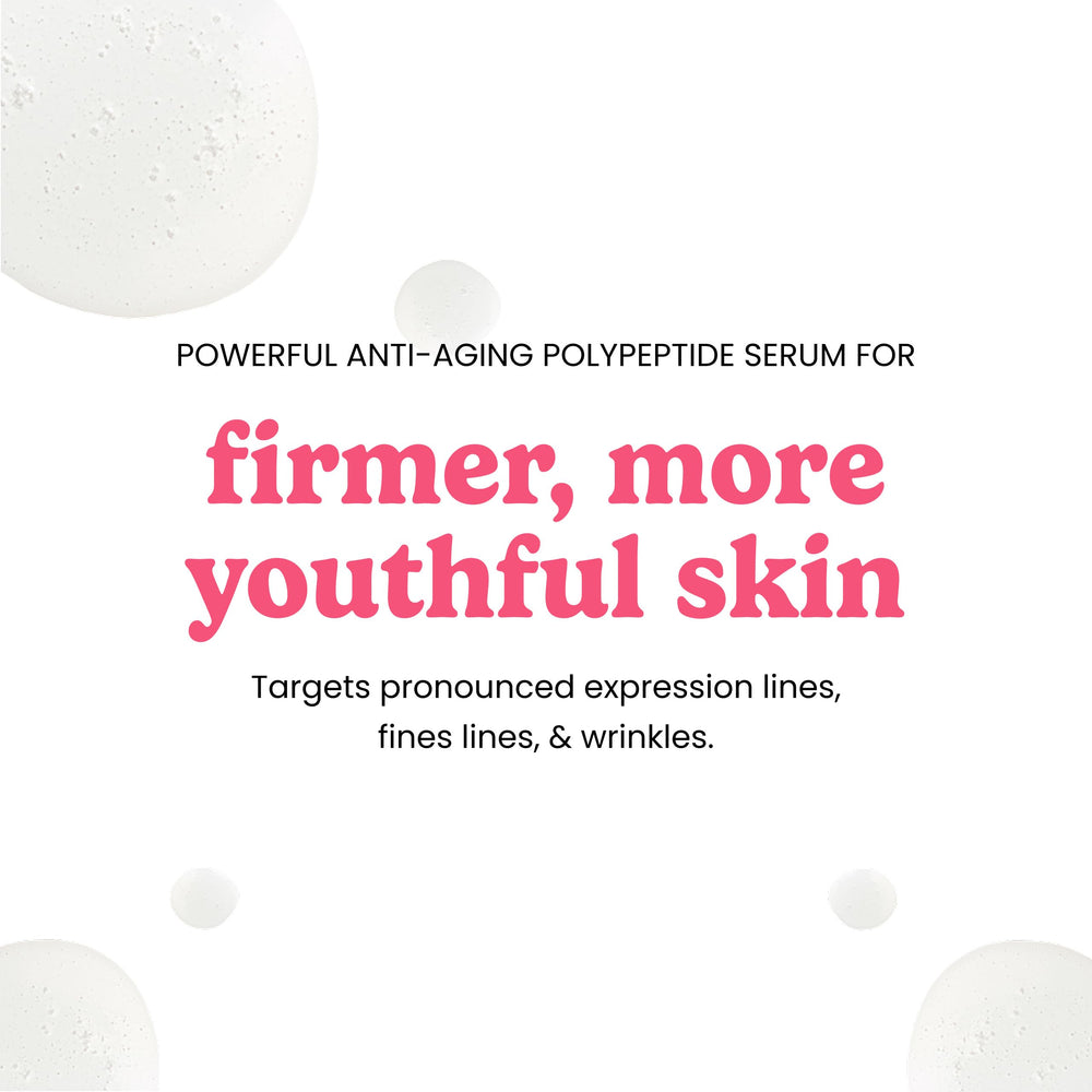 Texture swirl of Timeless Skin Care Matrixyl Synthe’6 serum illustrating rich hydration