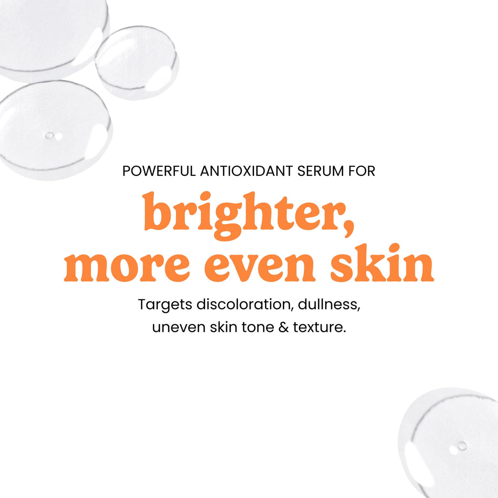 Timeless Skin Care Vitamin C Serum application on face demonstrates even-toned glow.