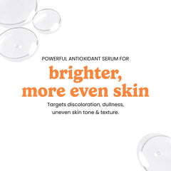 Timeless Skin Care Vitamin C Serum application on face demonstrates even-toned glow.