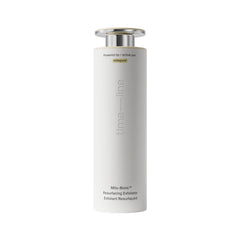Timeline Mito-Biotic Exfoliator bottle close-up shows premium packaging and skin-renewal potential.