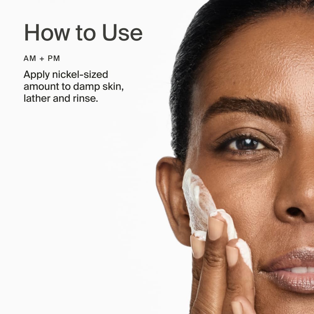 Creamy foam on skin showing gentle cleansing and moisture retention