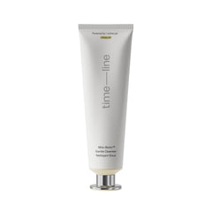 Timeline Mito-Biotic Gentle Cleanser bottle with pump for easy makeup removal