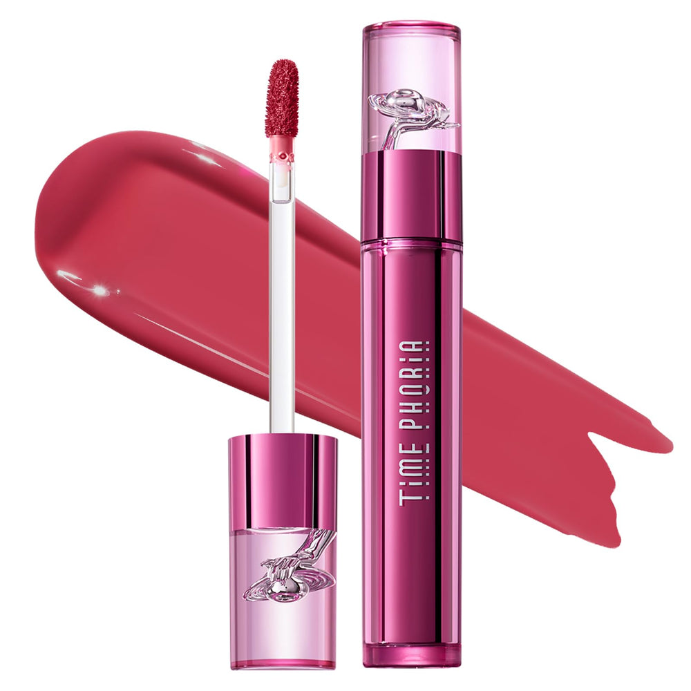 TIMEPHORIA Altera 011 Quiver pink gloss-to-matte finish swatch for vibrant color and blur