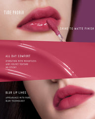 TIMEPHORIA Altera Lip Tint 010 Ripple packaging emphasizes clean, modern look