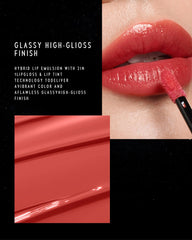 TIMEPHORIA Stellar Dust Lip Stain 09 Enigma hydrating tint keeps lips comfortable throughout day.