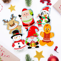 Timgle gift-packaging image showcases 12 masks for stocking stuffers.