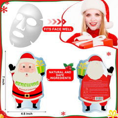 Timgle Christmas masks Reindeer design provides gentle nourishment during winter skincare.