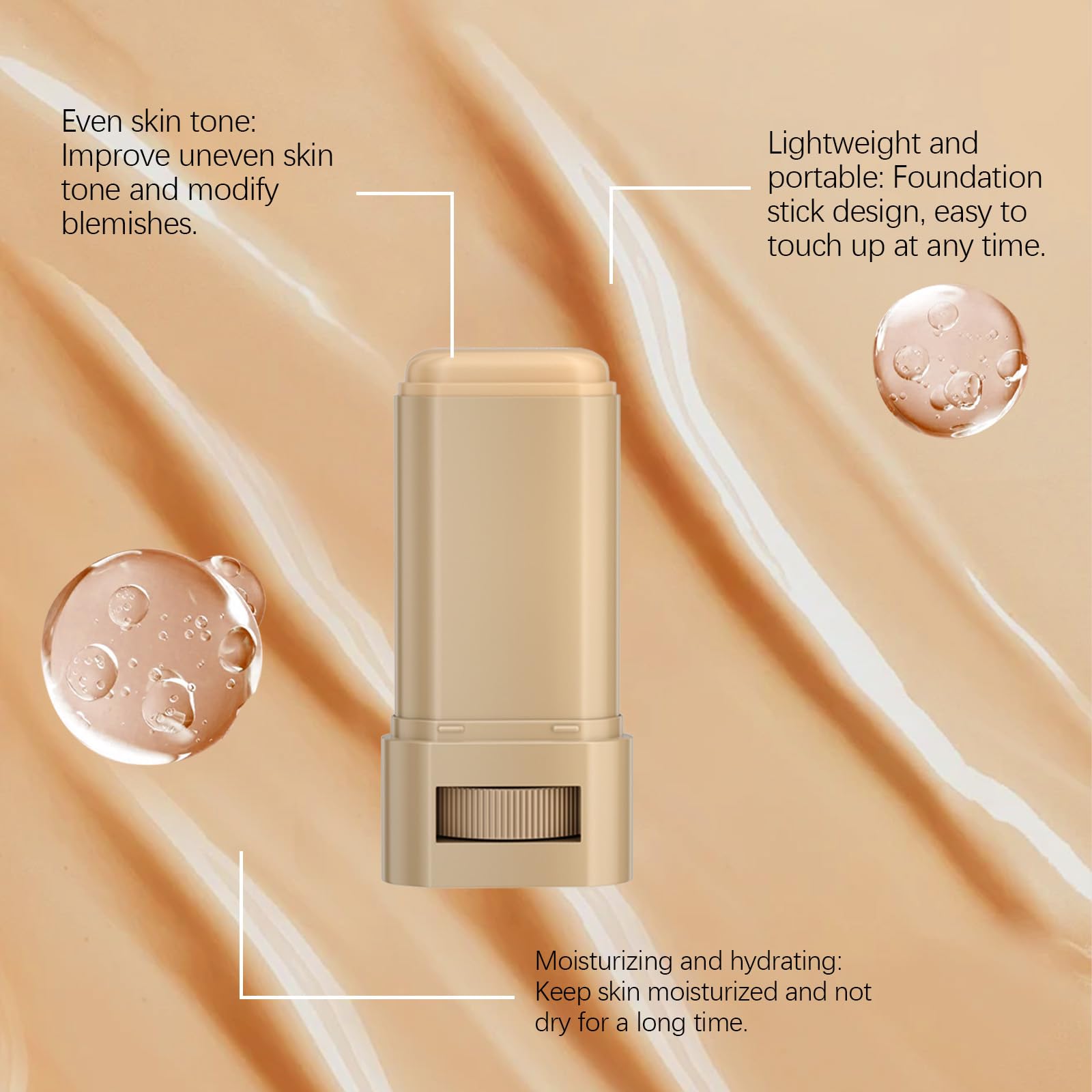 TIMLIFE Portable packaging compact design ideal for purse and travel.