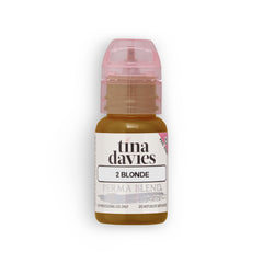 Tina Davies Blonde I heart INK pigment jar for natural light taupe brows.