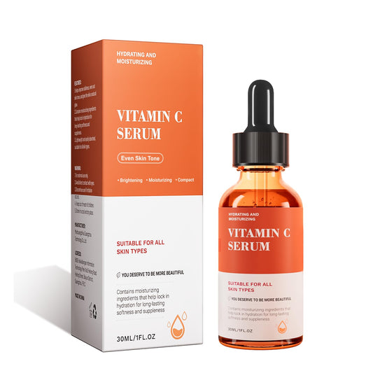 Tinclen Vitamin C Serum bottle close-up highlighting brightening benefits