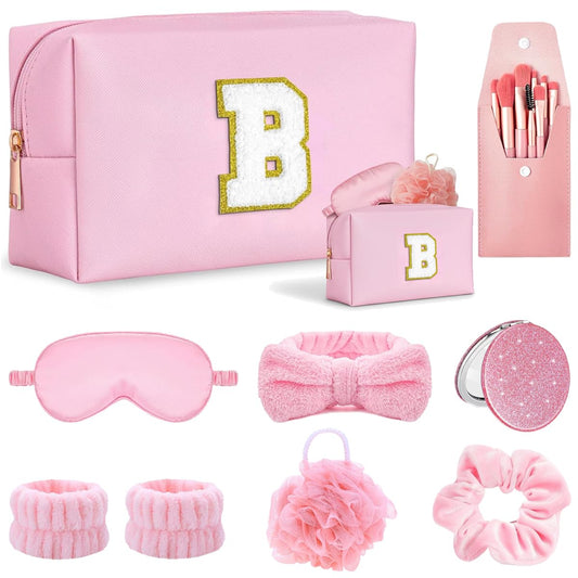 Tindisonka Girls Spa Kit cosmetic bag showing organized storage for cosmetics and skincare