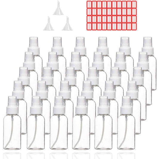 TINFO 30ml spray bottles travel set, lightweight and refillable.
