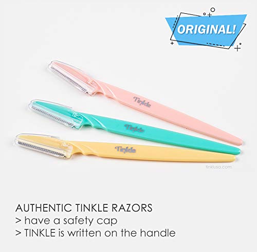 Tinkle eyebrow razor shaping tool for precise brows and gentle hair removal.