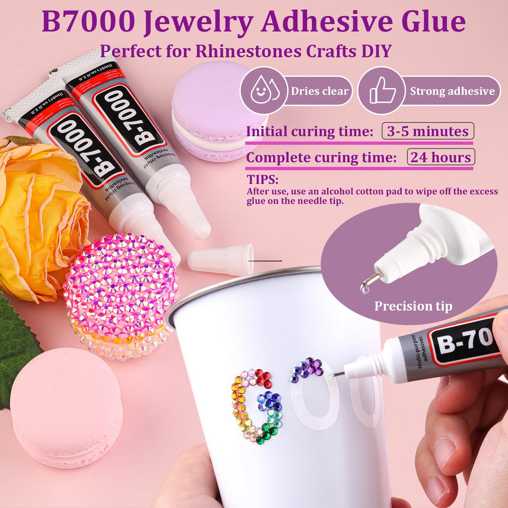 TINKRSTUFF iridescent rhinestones spark vibrant accents for shoes, tumblers, and more.
