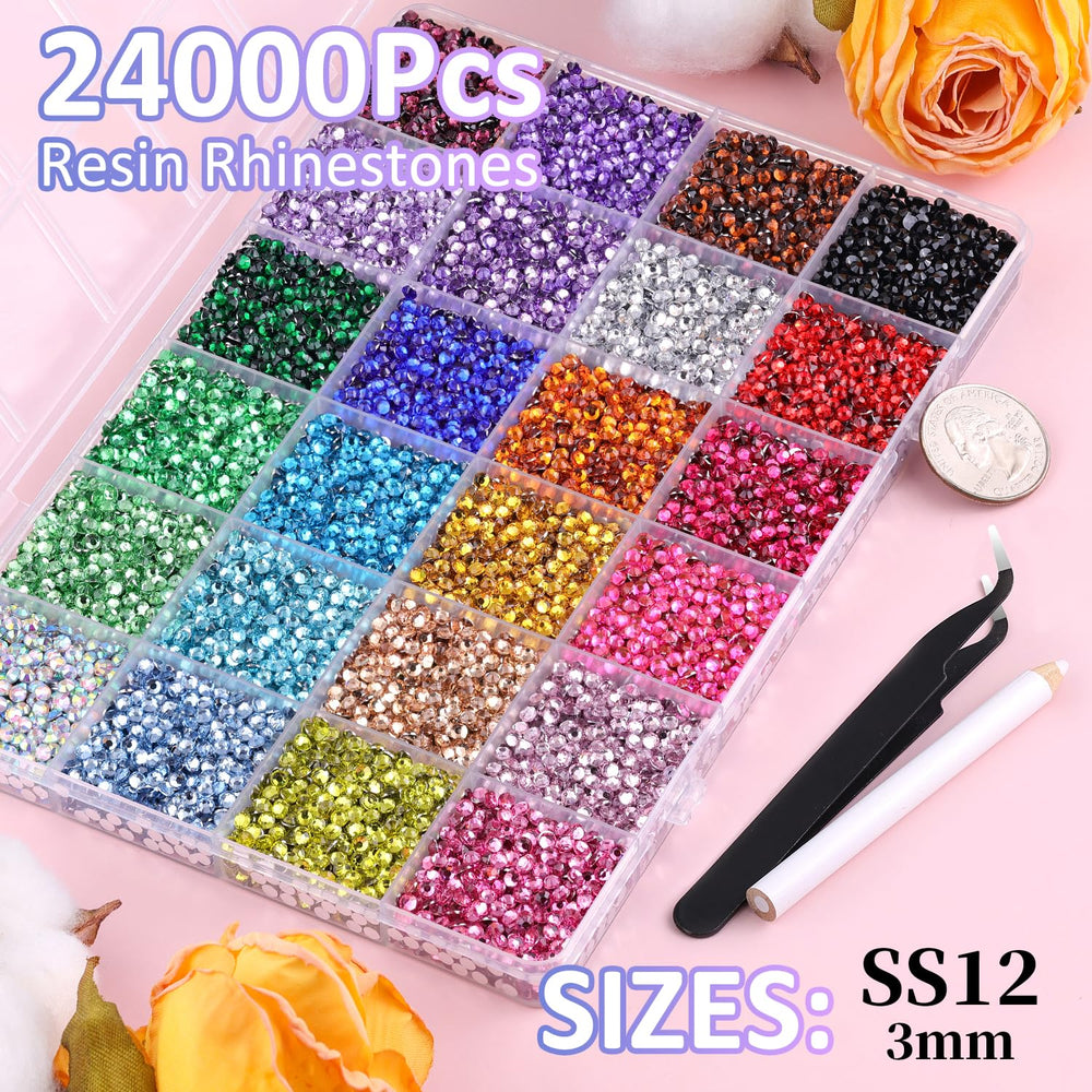 TINKRSTUFF tweezers for easy gem placement during crafts.