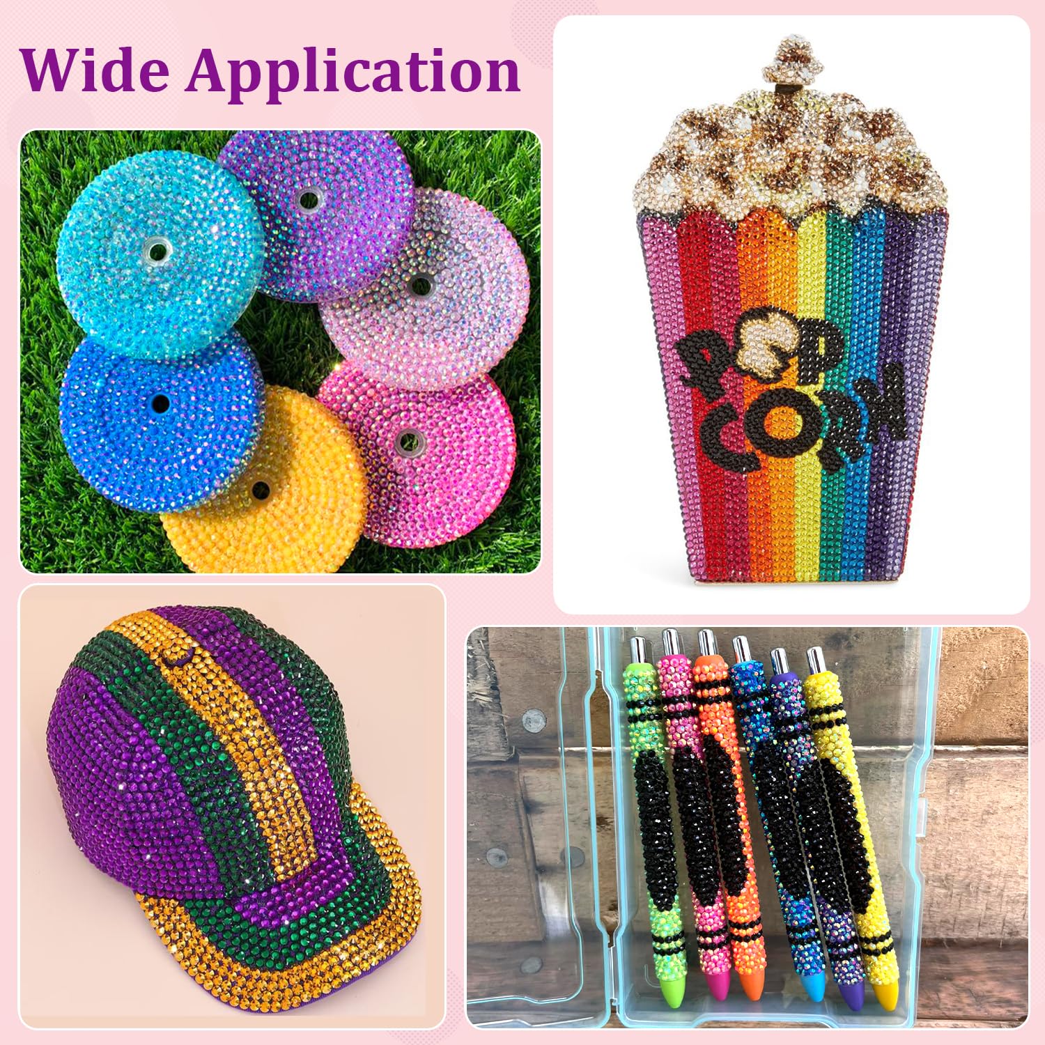 TINKRSTUFF wide color range expands craft possibilities and shine.