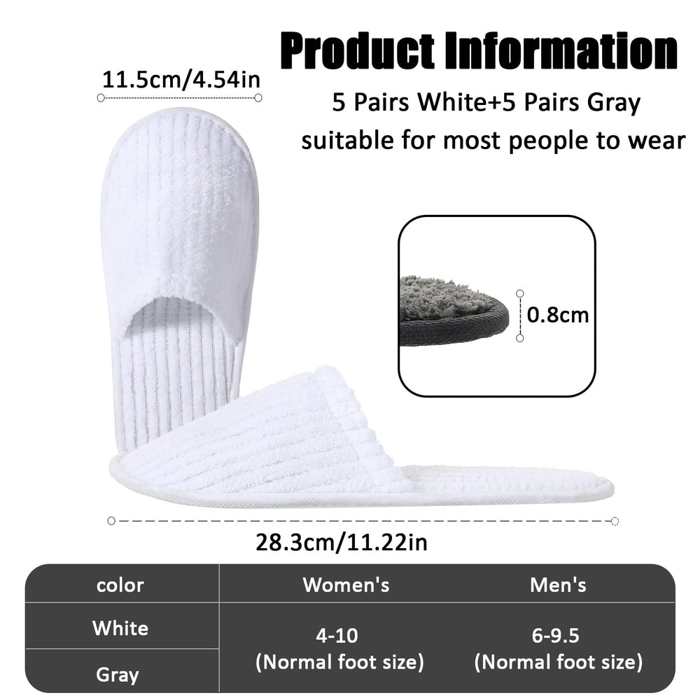 TINSKY lightweight travel slippers ideal for packing on trips.