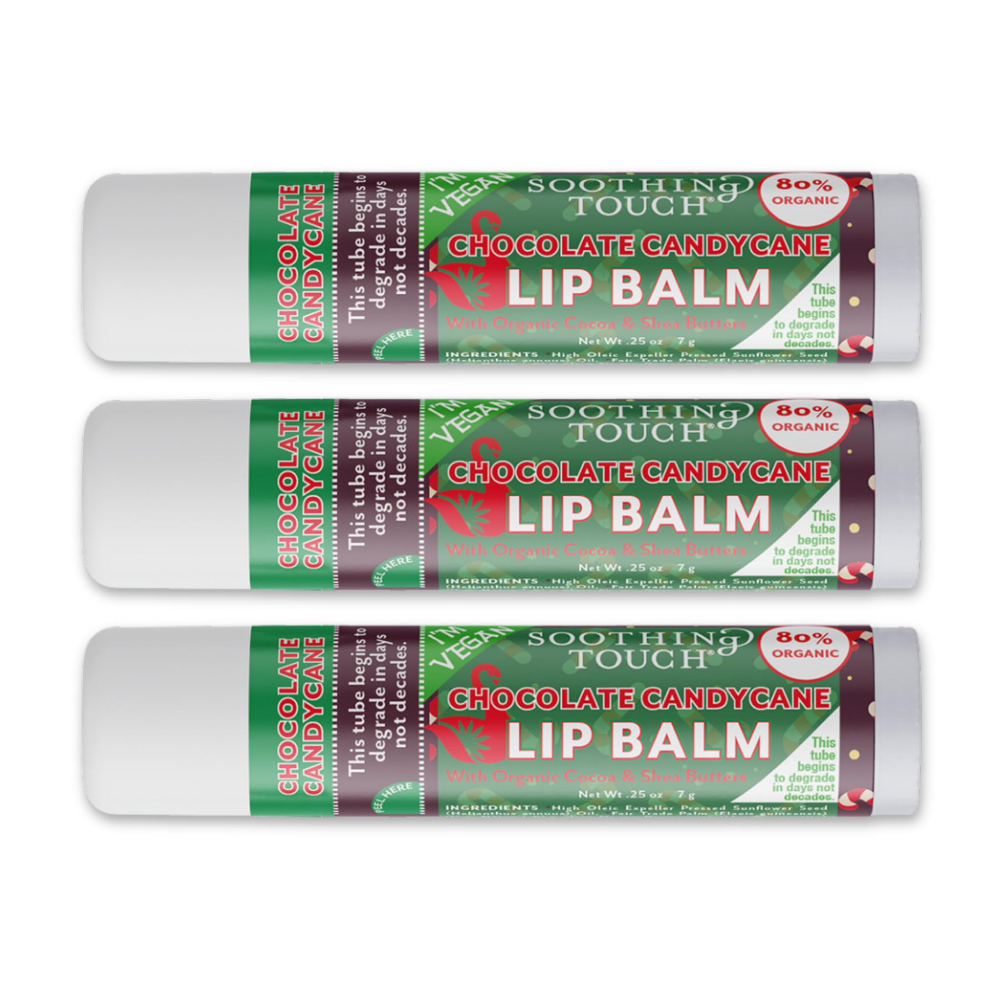 Gift-set display of Tiny Seed lip balms for easy gifting