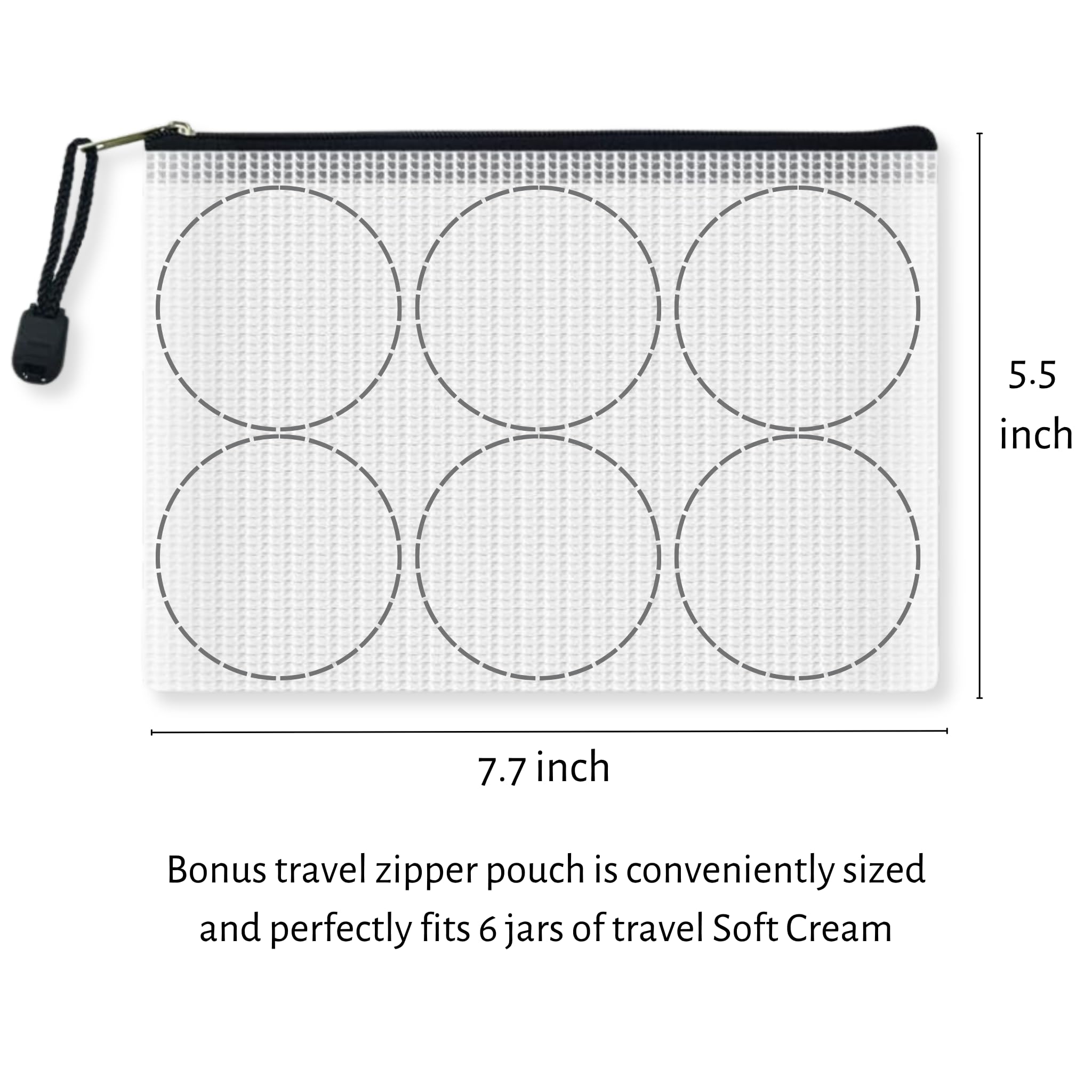 Pocket-size jars fit in bags, desks, and pockets.