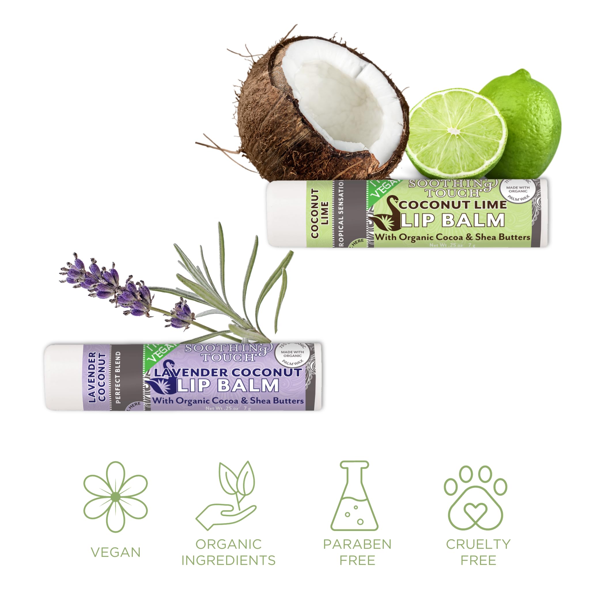 Tiny Seed vanilla rose lip balm with soft scent and hydration