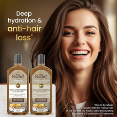 Tio Nacho Frizz Control Shampoo packaging box highlighting hydration