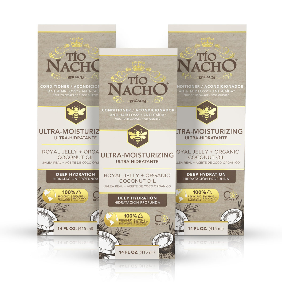Tio Nacho Ultra Moisturizing Frizz Conditioner bottle for deep hydration and shine.