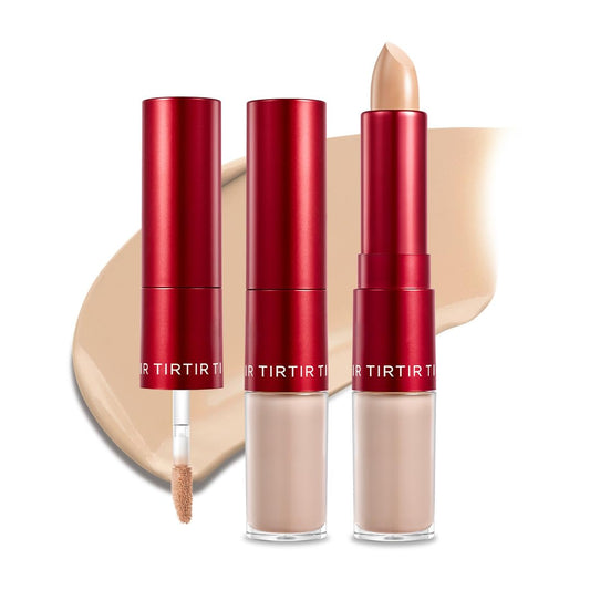 TIRTIR Glide&Hide Concealer swatch showing creamy texture for smooth under-eye coverage
