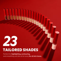 TIRTIR Glide&Hide Concealer provides crease-proof, natural finish.