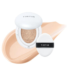 TIRTIR My Glow Cream Cushion packaging showcases a sleek, travel-friendly compact.
