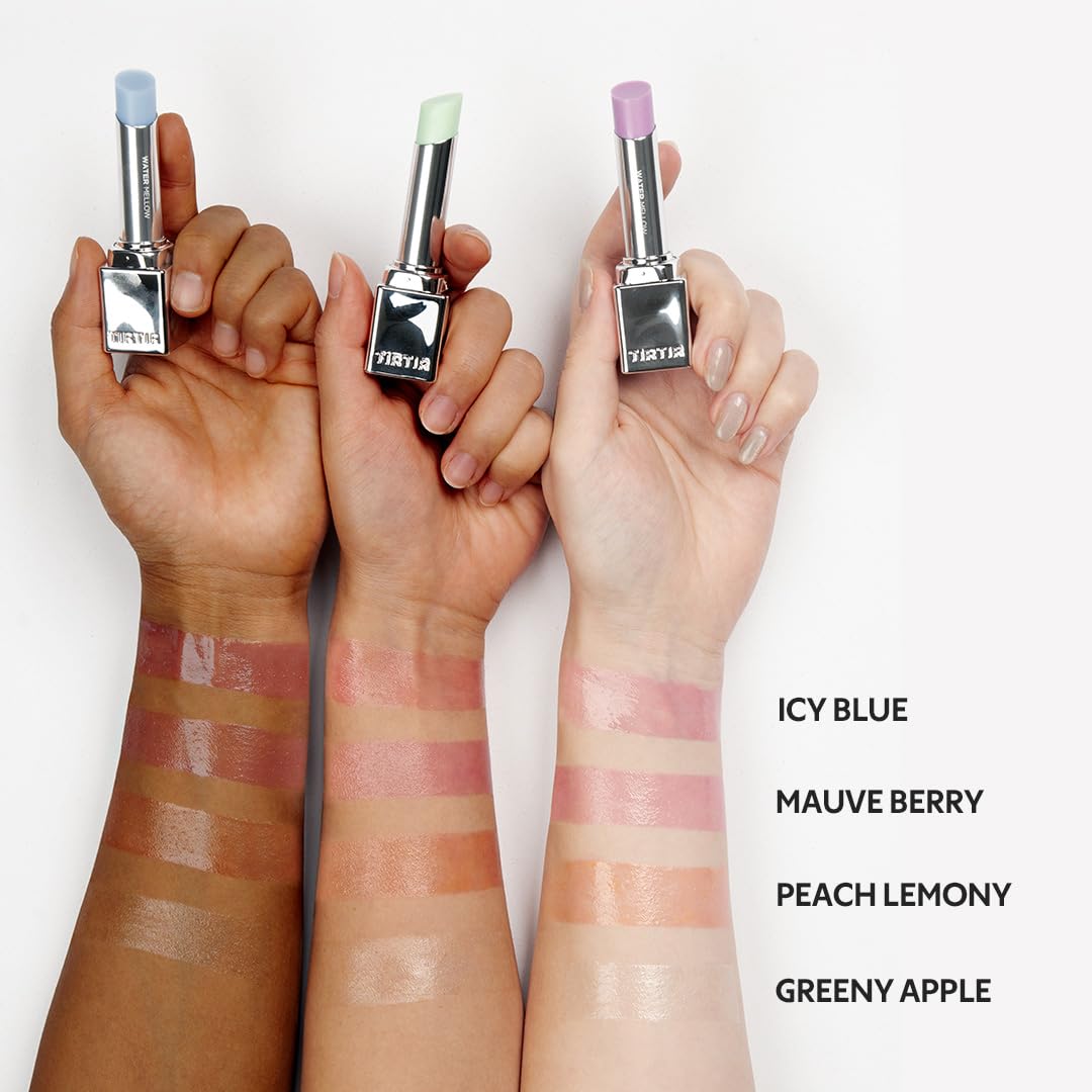Water Mellow lip balm ingredients include avocado and jojoba oils.