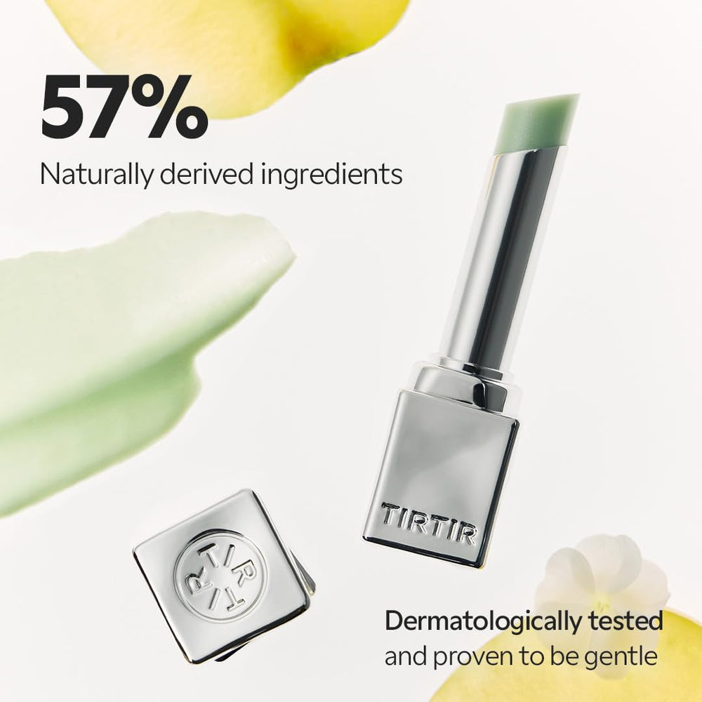 Compact 0.11 fl oz bottle of TIRTIR Water Mellow Lip Balm is travel-friendly.