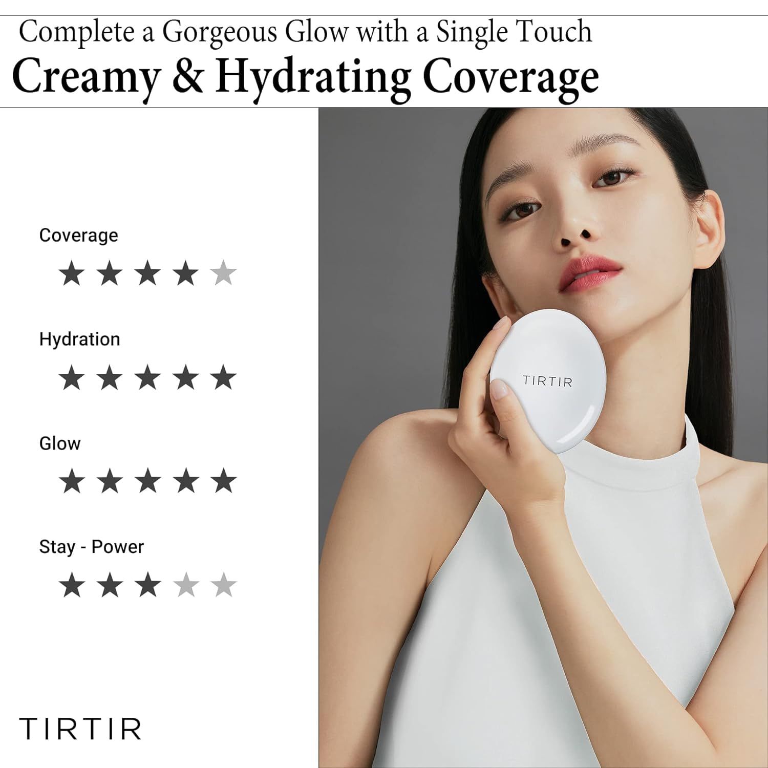TIRTIR White hyaluronic acid glow: hydrated, radiant skin