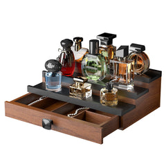 TIRYIUOU Cologne Organizer suitable for desks, vanities, and dorm setups.