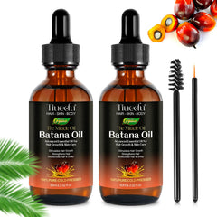 Tiuedu Batana oil bottle showing premium scalp nourishment and hair conditioning.