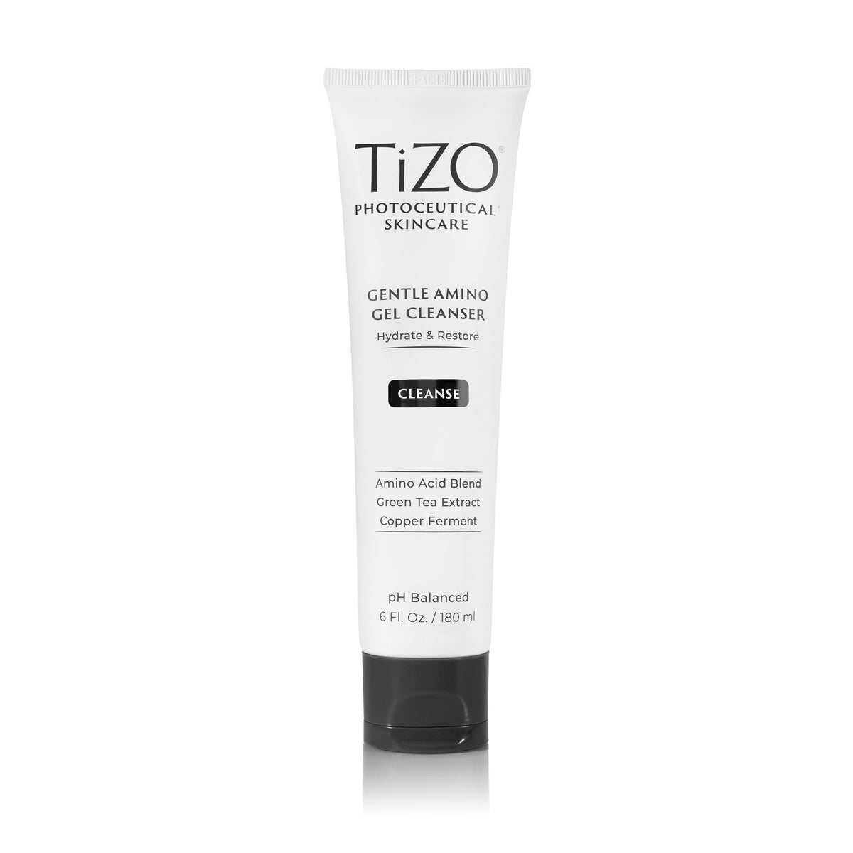 TiZO Gentle Amino Gel Cleanser bottle for daily, gentle cleansing