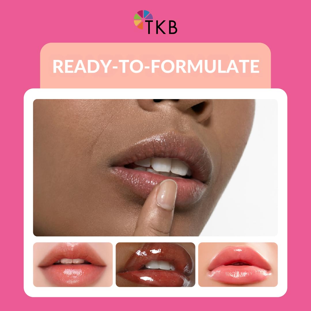 TKB Lip Gloss Base Flexagel M vegan and cruelty-free formula supports ethical beauty routines.