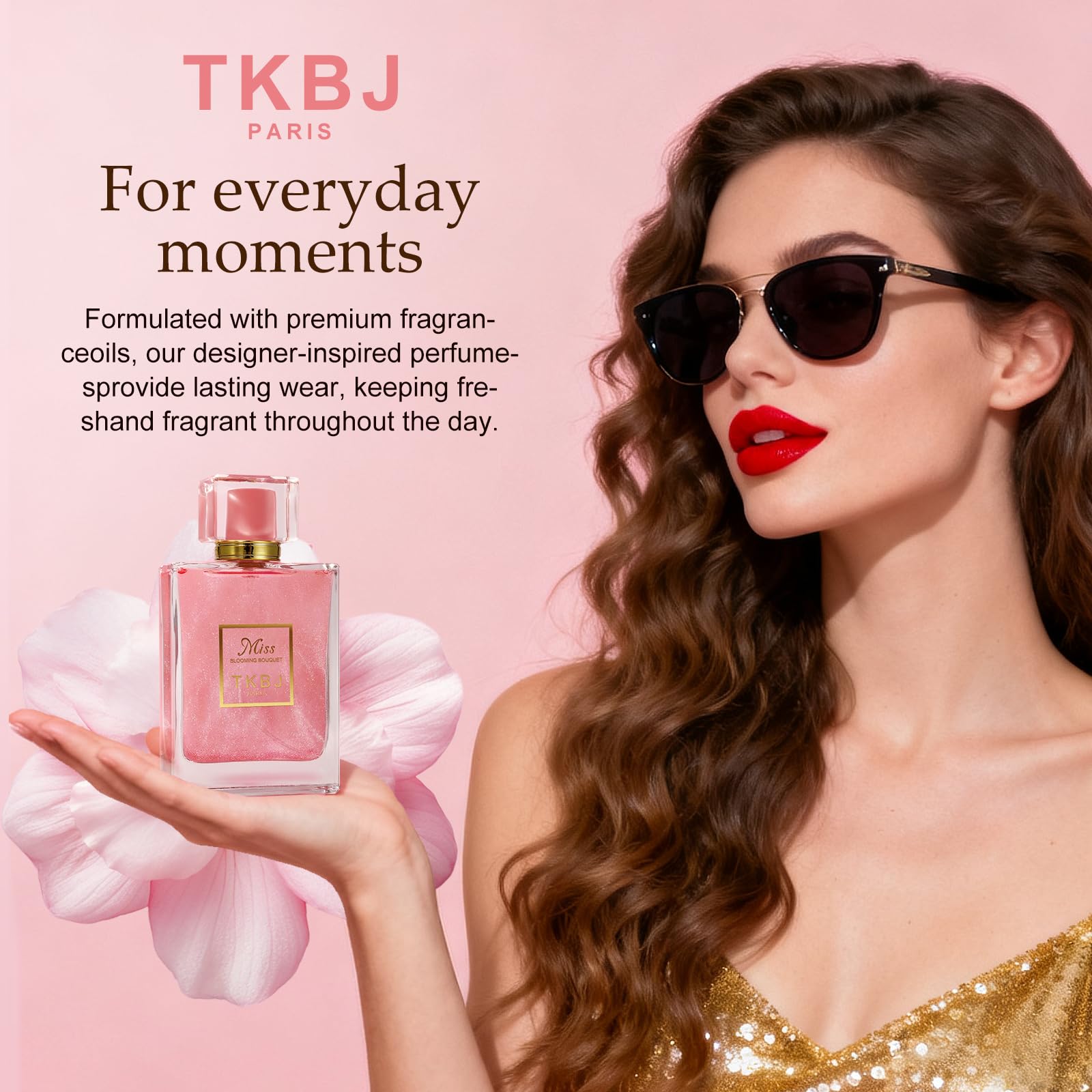 Outer packaging box conveys premium presentation for Miss Blooming Bouquet
