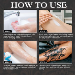 Aloe vera in TKTALKER cream soothes skin during prep.
