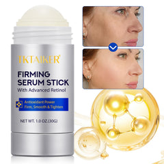 TKTALKER Advanced Retinol Firming Stick application close-up for targeted treatment.