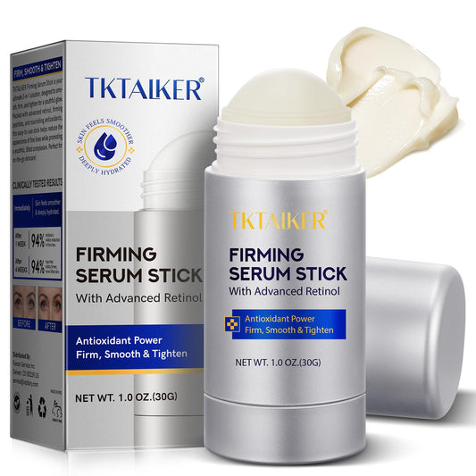 TKTALKER Advanced Retinol Firming Stick packaging for easy daily use.