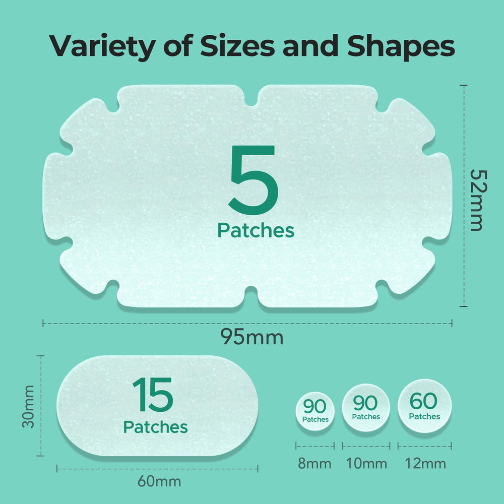 TKTK XXL body patches shoulders area on skin for flexible wear