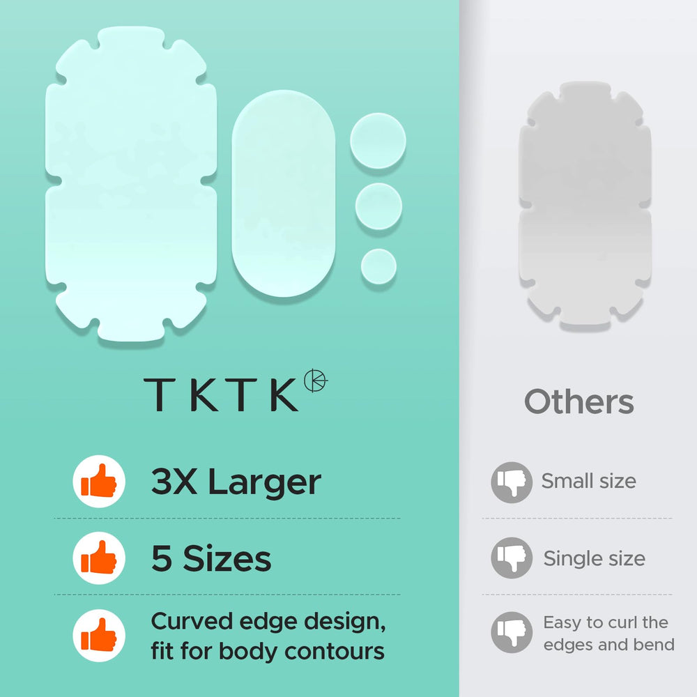 TKTK XXL patches 60x30 size for torso coverage and fast relief