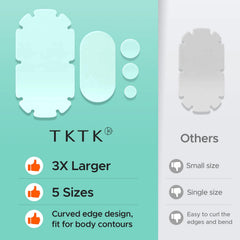 TKTK XXL patches 60x30 size for torso coverage and fast relief