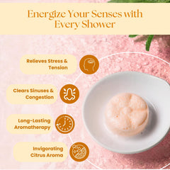The Lavish Goat TLG Refresh natural handmade shower steamer for a phthalate-free, luxurious spa moment