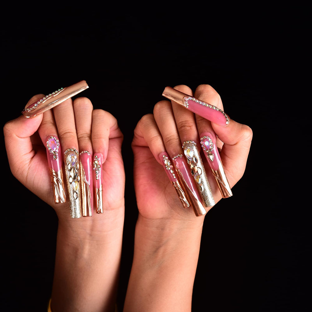 Tmani glitter crystal accents add sparkle to any look