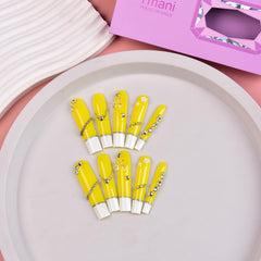 TMANI handmade nails with crystal accents for premium nail art