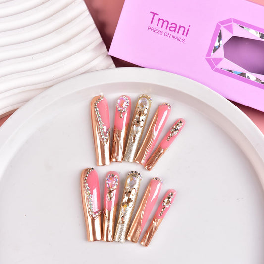 Tmani nail file and glue kit for quick at-home application