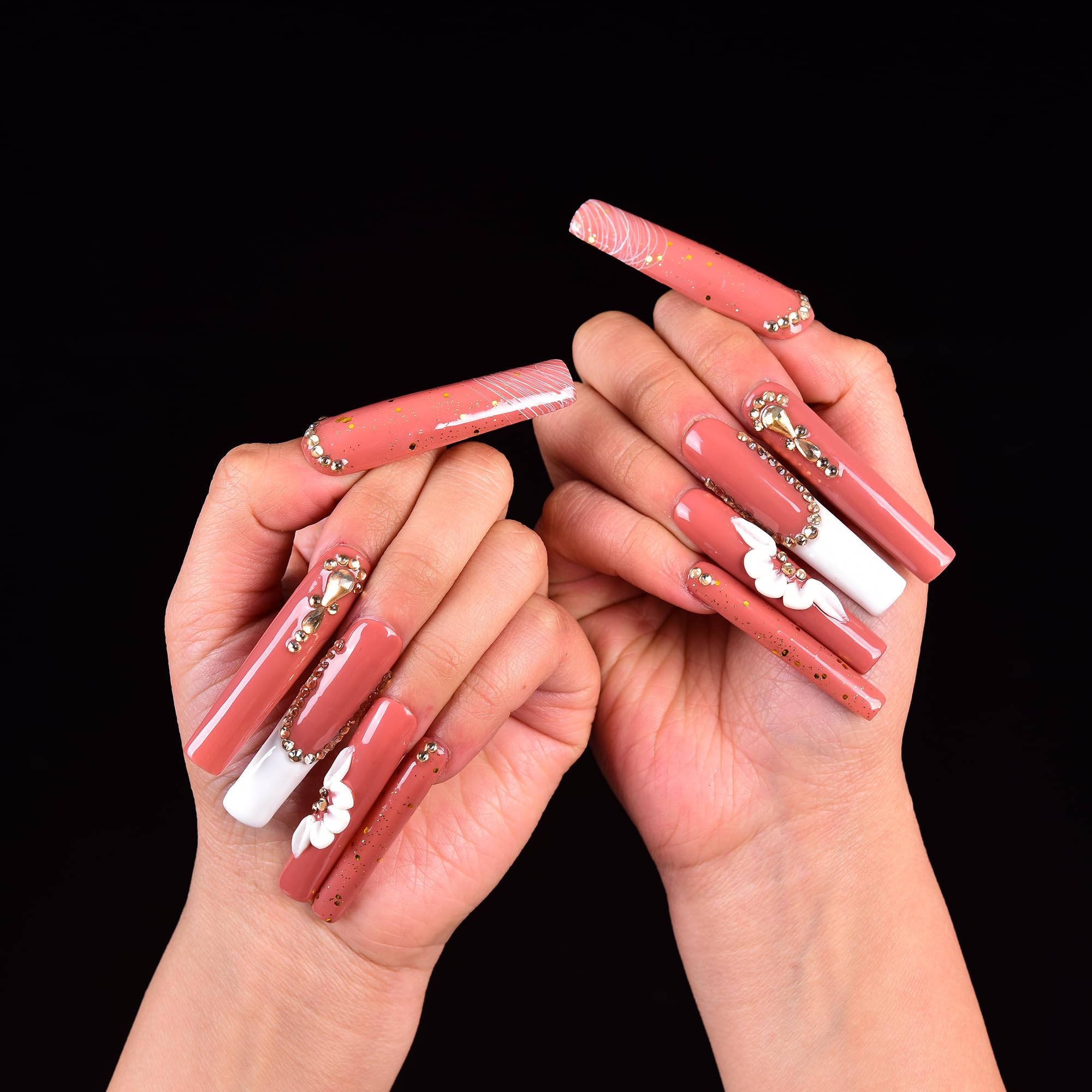 Tmani extra-long ballet square design adds dramatic length and elegance