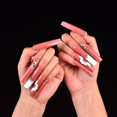 Tmani extra-long ballet square design adds dramatic length and elegance